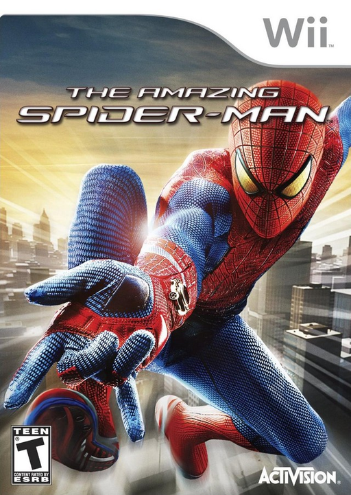 Amazing Spiderman box art for Wii